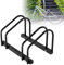 Randaco Support de vélo pour 2 vélos, support de vélo pour largeur de pneu de 35 à 55 mm, en acier galvanisé, pour VTT et vélos électriques, 41 x 32 x 26 cm, pour montage au sol ou au mur