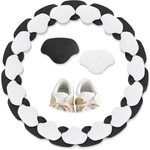 COYUN 16 Paar Selbstklebender Sneaker Heel Repair Patch, Schuh Loch Reparatur Patch, Sneaker Reparatur Patch, Selbstklebender Fersen-Patch, Loch in Schuh Reparatur für Lederschuhe, High Heels