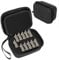 TORIBIO Hair Clipper Blade Storage Case for Barbers and Stylists, Holds 12 Metal Guards for Andis, Oster, Wahl, Babyliss Detachable Clippers
