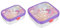 Mepal – Bento Brotdosen klein & groß Campus | Lunchboxen-Set für Kinder | Inklusive auslaufsicheren Bento-Fächern & Gabeln | Meal Prep Boxen | 750 ml + 1250 ml | Unicorn Glow