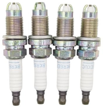 KMLONG 4 Stück Zündkerze passend for Mitsubishi, passend for Galant, passend for Lancer, passend for Cedia, passend for Legnum MD372422 VKA20 PK20GR8 BKR6EKUD MD355067 BK6REKUC 1013 Zündkerze