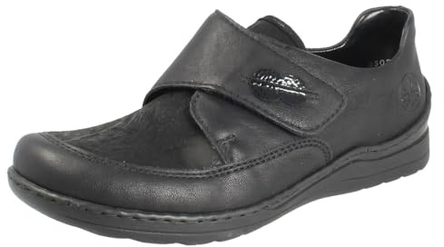 Rieker Ladies Casual Hook and Loop Antistress Extra Wide Shoes 48954