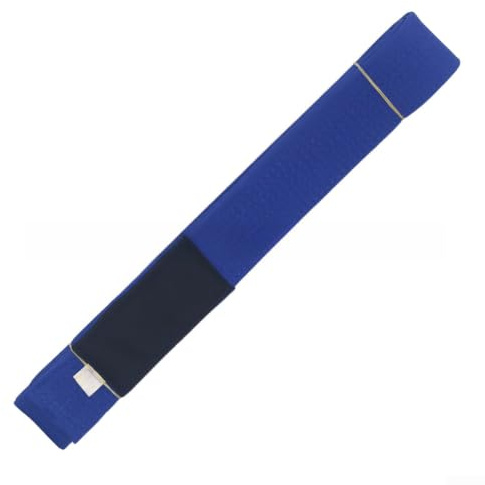 Tungvikt BJJ bälte 4 mm tjockt 4,25 cm brett (blå A1) | Tungviktstyg, vadderad komfort, flexibel passform, långvarig hållbarhet, flera färgval