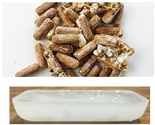 Spawn and Wax Combo – Champignons Shiitake champignons mycélium Plug Spawn – 100 bouchons – Cire comestible pour culture de 85 g – Champignons Shitake gastronomiques et médicinaux sur arbres et bûches