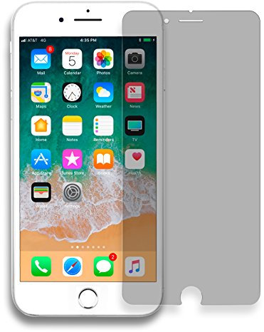 MyGadget Sichtschutz für Apple iPhone 7 Plus | 8 Plus - Displayfolie 9H Anti Spy - Display Sichtschutzfolie Full Screen Protector Folie - Privacy Schutzfolie