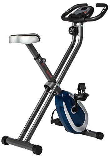 Ultrasport F-Bike/F-Rider Basics, Fahrradtrainer, Motorrad, LCD-Display, opt. Polso-Handsensoren, einstellbare Widerstandsstufen, einfache Installation, ideal für Sportler und
