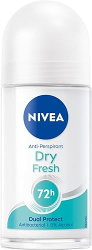 NIVEA Roll-on Dry Fresh 50ml (Pack of 4) Deodorant Anti Perspirant