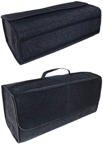 MR-Style Aufkleber + große Filz Kofferraum Tasche Werkzeugtasche schwarz mit Klett 48 x 15,5 x 25,5cm