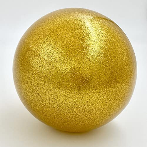 LeStage Rhythmischer Gymnastikball für Tanzübungen, Performance, Übungen, Training, 16 cm Durchmesser, goldfarben