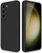 GiiYoon Coque pour Samsung Galaxy S23 5G Case en Silicone, Etui de Protection Antichoc Etui Housse Silicone Ultra-Mince avec Couche Intérieure en Fibre et Protection pour Caméra, Noir