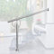 Gimisgu Corrimano in acciaio inox, ringhiera da 100 cm, montaggio laterale, corrimano da parete regolabile, incluso materiale di montaggio, ringhiera per scale per interni ed esterni