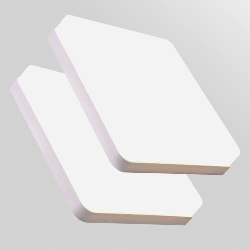 Pack 2x Plafon LED Techo 36W Lampara 3240LM 7000K, IP44 Impermeable, Plafon Cuadrado Blanco Para Cocina Baño Habitacion Dormitorio Pasillo Ø230*H40mm