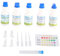 Bodentest-Flüssigkeitslösung, PH-Stickstoff-Phosphor-Kalium-Bodentest-Kit, Genaue Nährstoff- und PH-Analyse mit Empfehlungen, die auf die Bedürfnisse Ihrer Bodenpflanze Zugeschnitten Sind, Bauen Sie D