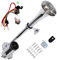 FARBIN 12V 150db Klaxon de Voiture 18 Pouces D'air Klaxon Camion Chrome Zinc Integrated Unique Trompette Argent avec Compresseur Pompe à Air Relais Faisceau Câble pour Tout 12V Voiture Moto Train