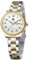 OLEVS Montre-Bracelet Facile à Lire pour Femme avec Petit Cadran Or Argent Étanche Jour Date Montre