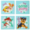 Idea Nuova Leinwand-Kunstdrucke Nickelodeon Paw Patrol, 4-teiliges Set, quadratisch, jeweils ca. 28 x 28 cm