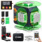 Livella Laser Autolivellante 4x360°, CIGMAN Controllo di APP Intelligente Livello Laser, con Batteria al Litio Ricaricabile Typ-C, 4D Linea a Croce Orizzontale/Verticale, Base Magnetico, (CM-S02)