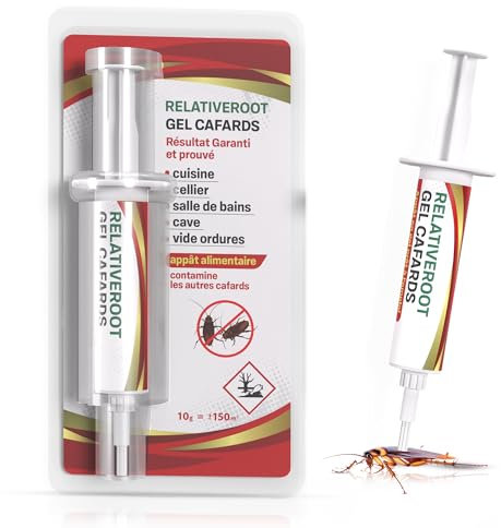 Anti cafard | Anti Cafards Puissant Professionnel | Produit Anti Cafard | Gel anti cafards | Éradication Rapide longue Durée | cafards insecticide professionnel | Résultat Garanti | 10gr