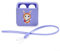 For YOTO Mini Player Housse en silicone légère avec prise en main sûre pour enfants (violet)