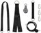 MALSSE Pull Down Pulleys Exercise Rope Chest Cable Machine Attachments For Plate Workouts Bodybuilding