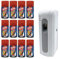 Virsus 12 Bombolette Fulmine Insetticida Mosche & Zanzare 250ML CON 1 Erogatore Automatico night and day