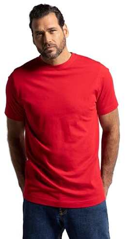 JP 1880 Herren T-Shirt, Rot, 4XL