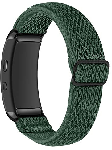 Armband für Samsung Gear Fit 2 Pro, Bryce Slim Woven Uhrenarmbänder Sport Verstellbares Elastisches Armband Handgelenkschlaufe Zubehör für Samsung Gear Fit 2/Fit 2 Pro R360/R365 (G06)