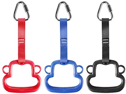 Ghulumn Draussen Gymnastik Ringe Affen Form Ring Klettern GeräT, Belastbar 150 Kg, für Klettern GerüSte und Schaukeln