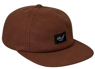 Reell Flat 6-Panel Cap Bark Brown
