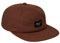 Reell Flat 6-Panel Cap Bark Brown