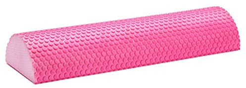 Halbrunde Schaumstoffrolle | Halbkreisformige Faszienrolle | Yoga Rolle | EVA Schaumschaft | Pilates Rolle Mit Massage Gleitpunkt, Schaumstoff-Halbrolle Massage Fitnessgerät