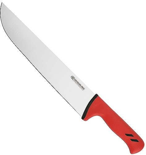 YOUSUNLONG Coltello da macellaio Coltello da chef - Mannaia definitiva 310mm - Acciaio al molibdeno ad alto tenore di carbonio - Manico in Santoprene