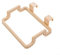 SMZhomeone Scaffale multiuso in plastica per un comodo accesso agli strumenti di gestione dei rifiuti, colore bianco