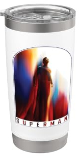 Superman (2025 Movie) Look Up Poster Doppelwandiger Edelstahl-Thermobecher