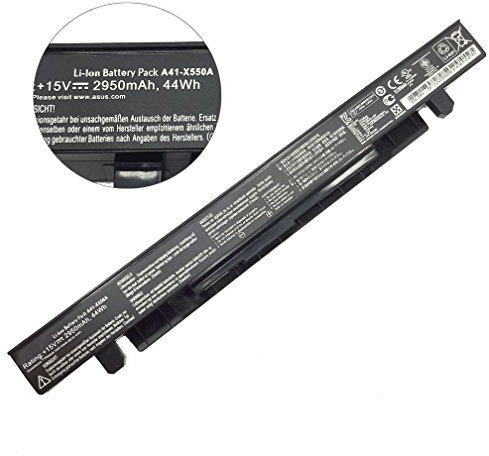 15V 2950mAh Remplacer Batterie A41-X550A pour ASUS A450 A550 F450 F550 F552 K450 K550 P450 P550 R409 R510 X450 X452 X550 Batterie d'ordinateur Portable