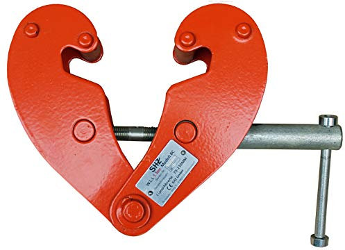 SHZ Trägerklemme 5000 kg 5 t Balkenklemme Montageklemme Flanschklemme Trägerklaue Spindelklemme (TK50)