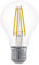 EGLO E27 LED Lampe dimmbar, Glühbirne klassisch, Leuchtmittel für Retro Beleuchtung, 7,5 Watt (entspricht 60 Watt), 806 Lumen, warmweiß, 2700 K, Edison Birne A60, Ø 6 cm