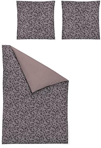 Irisette Soft-Jersey Bettwäsche Set Angel 8433 Beere 155 x 200 cm + 1 x Kissenbezug 80 x 80 cm