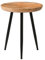 MH London Dilan Tri Pin Small Table - Exclusively Designed Hand-Crafted Nightstand. Solid Wood Round End Table for Bedrooms, Living Room and Home Office