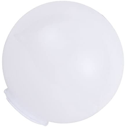 LABRIMP Pantalla de Lámpara Acrílica Redonda para Techo Pared y Exterior Cubierta a Prueba de Polvo para Decoración de Espacios Interiores y Exteriores