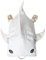 Haifisch -Rucksack, 3D -Haifisch -Tasche, Reißverschluss Großkapazität Neuheitspunkte, trendiger tragbarer Kinder -Rucksack mit Griff für Mobiltelefone, Brieftaschen, Kosmetik, School White, Novelty
