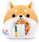 Snackles Serie 2 20 cm (Shaun) von ZURU Kuschelig-weiches, beruhigendes, 20 cm großes Plüschspielzeug mit lizenziertem Snackmarken-Accessoire, Corgi, Subway Cookie