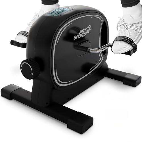 Juskys Pedaltrainer Sportivo - leiser Heimtrainer, Fitnessgerät, Senioren, Armtrainer, Beintrainer, Mini Fahrrad für Zuhause