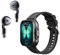 Smart Watch with Earbuds, 2.01 Inch HD Screen Smartwatch for Men, 2 in 1 Bluetooth Watch with Messages Notification, Sports Modes, Weather Forecast, Remote Camera Control (Black Steel)