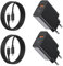 2Pack 45W USB C Chargeur pour Samsung Galaxy A56 5G/A16 A26 A36/S25 Ultra/S24 Ultra/A25 A55 A35 A54 A53 A34/S23 FE/S22/Z Fold 5 6/Z Filp/S22 A14 A13 iPhone 15 16 Rapide Type C Prise Secteur et Cable