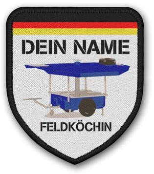 Patch Feldköchin GER Flagge Fahne Herd Verpflegung Mampf Speise Essen Mahlzeit Stärkung #46751