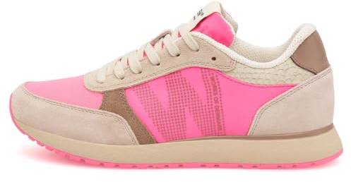 Woden WL686 Ronja Tricolor - Damen Sneaker - 377-Raspberry-Multi
