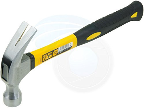 Claw hammer 20oz fibreglass handle