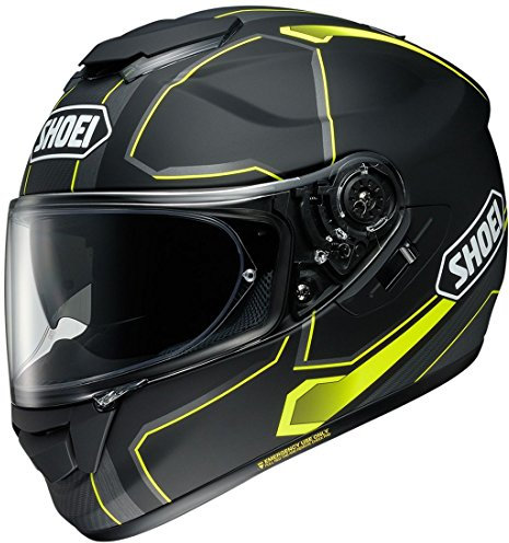 Shoei Unisex-Erwachsene Integralhelm-Stil Gt-Air Pendulum Tc-3 Helm (Mattschwarz/gelb, XL), 1 Pack