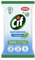 Cif, Bathroom Eucalyptus, 100% Biodegradable Plant Fibres Cleaning Wipes Limescale Remover, 80 Wipes, 1 Pack